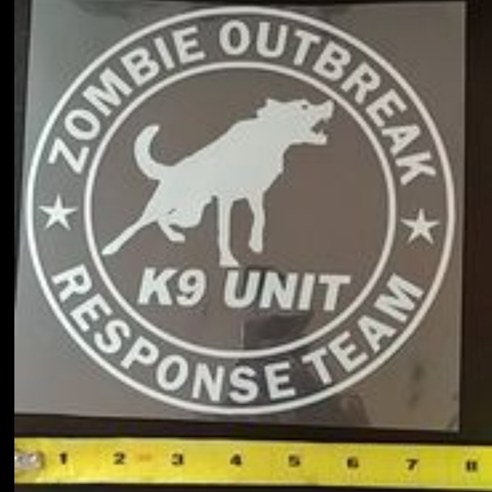*4 for $25* Zombie K9 Response Team Decal